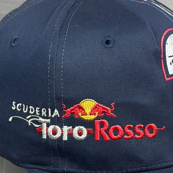 Scott Speed Strapback Hat Blue Red Bull Racing NASCAR Motorsports Formula 1 Mens - Picture 8 of 15